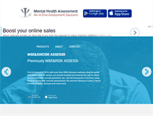 Tablet Screenshot of mhassessment.com